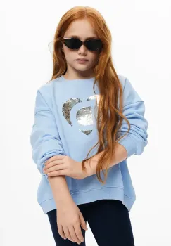 Desigual hanorac de bumbac pentru copii cu imprimeu, 25SGSK05 imagine