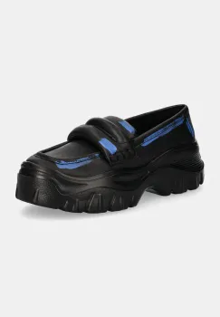 Desigual mocasini CHUNKY femei, culoarea negru, cu platforma, 24WSKL01 2000 imagine