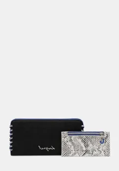 Desigual portofel CAPSULE TINY ZIP FIO culoarea negru, 25WAYP12 imagine