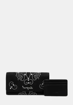 Desigual portofel POKER FACE MARIONA culoarea negru, 25WAYP46 imagine