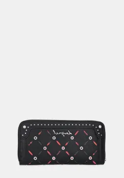 Desigual portofel YANKEE FIONA BLACK culoarea negru, 25WAYP33 imagine