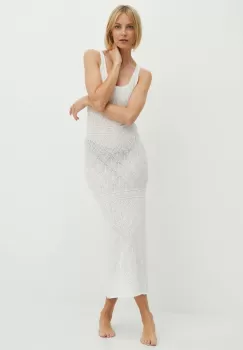 Desigual rochie de plaja KENIA culoarea alb, 24SWMF02 imagine