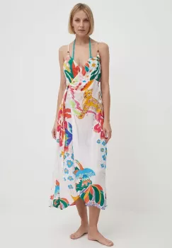 Desigual rochie de plaja SELVA culoarea alb, 24SWMW09 imagine