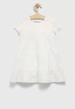 Desigual rochie fete culoarea alb, midi, evazati imagine