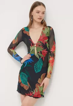 Desigual rochie FUNNY mini, mulata, 24SWMK20 imagine