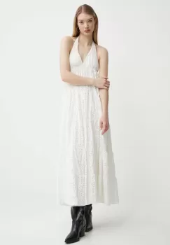 Desigual rochie TORONTO culoarea bej, maxi, evazati, 24SWVK46 imagine