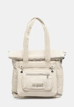 Desigual rucsac BASIC MODULAR VO femei, culoarea bej, mare, neted, 25SAKY08 imagine