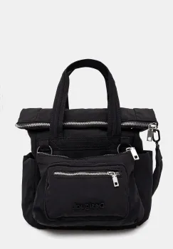 Desigual rucsac BASIC MODULAR VOYAGE culoarea negru, mic, neted, 24WAXY35 imagine