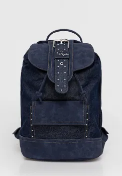 Desigual rucsac denim BINDELLA K culoarea bleumarin, mare, uni, 25WAKD06 imagine