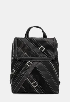 Desigual rucsac FIBONACCI HAMPTON MI culoarea negru, mic, uni, 25WAKP25 imagine