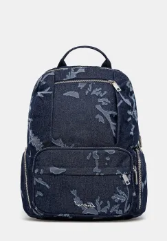 Desigual rucsac KILO CHESTER MIN culoarea bleumarin, mare, cu imprimeu, 25WAKD05 imagine