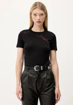 Desigual tricou CHARLY culoarea negru, 25WWTK08 imagine
