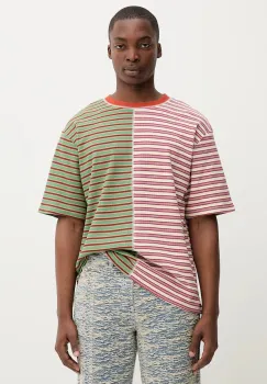 Desigual tricou MASNOU culoarea verde, cu imprimeu, 25WMTK27 imagine