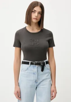 Desigual tricou PRAGA culoarea gri, 25WWTK46 imagine