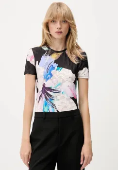 Desigual tricou VIENA culoarea negru, 25WWTK52 imagine