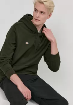 Dickies Bluza barbati, culoarea bej, material neted imagine
