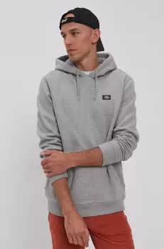 Dickies Bluza barbati, culoarea gri, material neted imagine