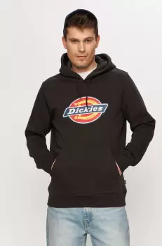 Dickies Bluza barbati, culoarea negru, cu imprimeu imagine