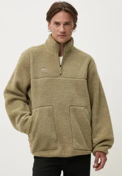Dickies bluza barbati, culoarea verde, neted imagine
