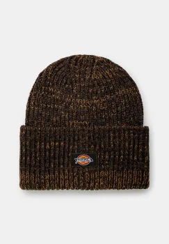 Dickies caciula Lewistown Beanie culoarea maro, din tricot gros, DK0A4Z3J imagine
