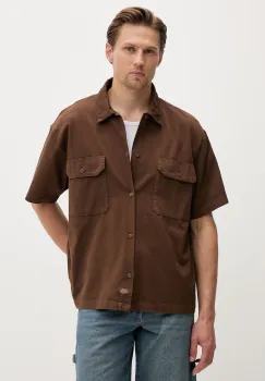 Dickies camasa barbateasca din bumbac imagine