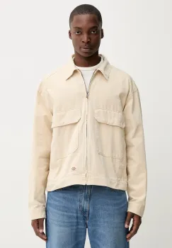 Dickies geaca jeans culoarea bej, de tranzitie, oversize, DK0A87OE imagine