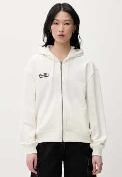 Dickies hanorac cu fermoar si gluga pentru femei, din bumbac imagine