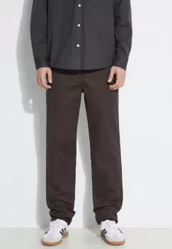 Dickies pantaloni 872 barbati, culoarea maro, mulata, DK0A4XK8 imagine