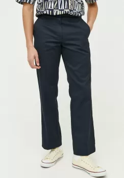 Dickies pantaloni 874 barbati, culoarea albastru marin, drept imagine