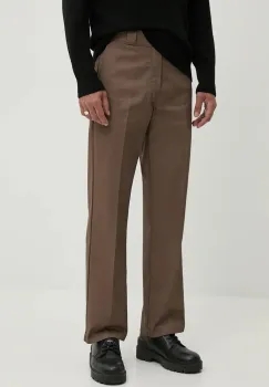 Dickies pantaloni 874 barbati, culoarea maro, drept, DK0A4XK6 imagine