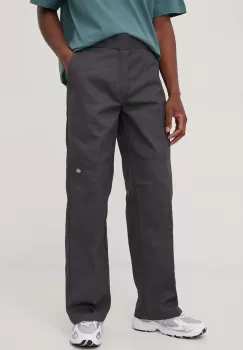 Dickies pantaloni barbati, culoarea gri, drept imagine