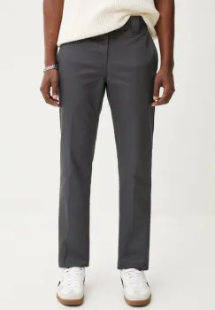 Dickies pantaloni barbati, culoarea gri, mulata imagine