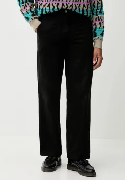Dickies pantaloni de bumbac culoarea negru, drept, DK0A87PI imagine