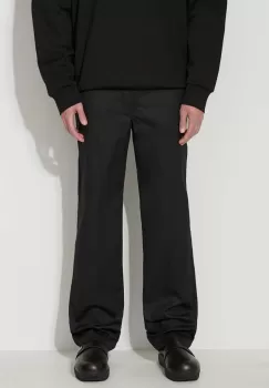 Dickies pantaloni de bumbac culoarea negru, mulata 873.BLK-BLACK imagine