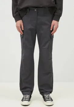 Dickies pantaloni de bumbac Millerville culoarea gri, drept, DK0A4XDU imagine
