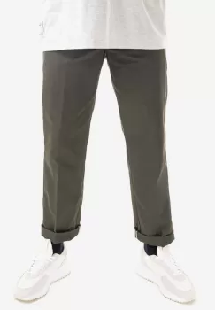 Dickies pantaloni Spodnie Dickies 874 Work Pant DK0A4XK6OGX barbati, culoarea verde, drept DK0A4XK6OGX-green imagine