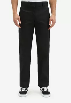Dickies pantaloni Spodnie Dickies Work Pant Rec DK0A4XK9BLK barbati, culoarea negru, drept DK0A4XK9BLK-black imagine