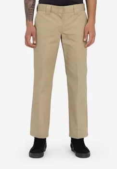 Dickies pantaloni Work Pant Rec barbati, culoarea bej, drept imagine