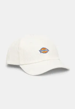 Dickies sapca de baseball din catifea culoarea bej, cu imprimeu, DK0A4ZAYC481 imagine