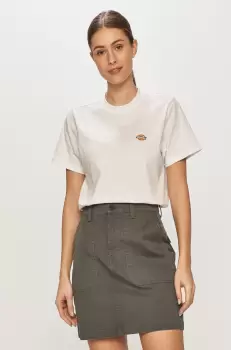 Dickies Tricou culoarea alb imagine