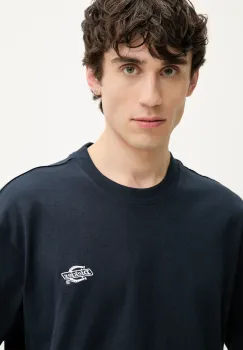 Dickies tricou din bumbac barbati, culoarea albastru marin, cu imprimeu, DK0A4YAIDNX1 imagine