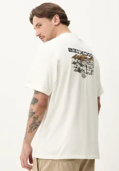 Dickies tricou din bumbac barbati, culoarea bej, cu imprimeu, DK0A4Z8VC481 imagine