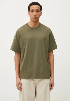 Dickies tricou din bumbac Clancy Heavyweight Tee Ss Military Gr barbati, culoarea verde, neted, DK0A4Z4LMGR1 imagine