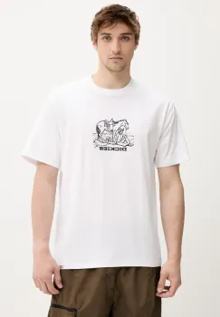 Dickies tricou din bumbac culoarea alb, cu imprimeu, DK0A4Z910WH1 imagine