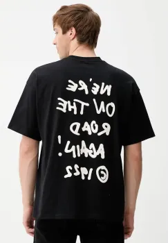 Dickies tricou din bumbac culoarea negru, cu imprimeu, DK0A87QO imagine