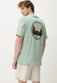 Dickies tricou din bumbac culoarea verde, cu imprimeu, DK0A4Z8PK361 imagine