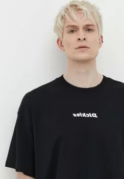 Dickies tricou din bumbac ENTERPRISE TEE SS barbati, culoarea negru, cu imprimeu, DK0A4YRN imagine