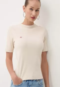 Dickies tricou MARYSVILLE femei, culoarea bej, DK0A4YHD imagine