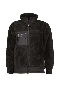 Didriksons bluza copii MEJRAM KIDS JKT culoarea negru, neted, 505435 imagine