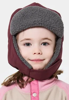 Didriksons caciula copii BIGGLES CAP 6 culoarea bordo, 505028 imagine